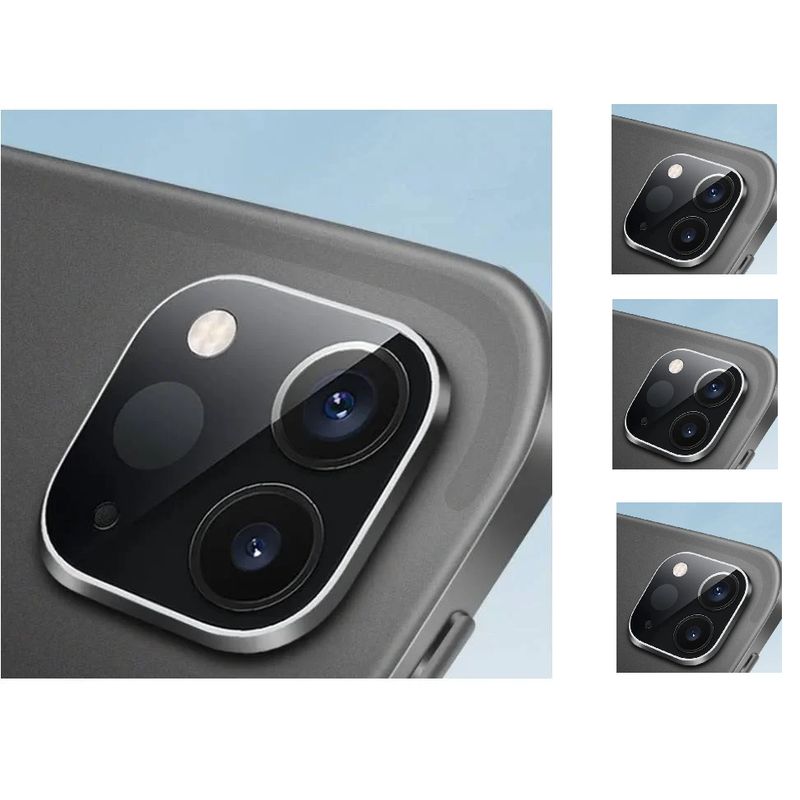 GENERICO - pack x3 mica vidrio camara para ipad pro 11 y pro 12.9