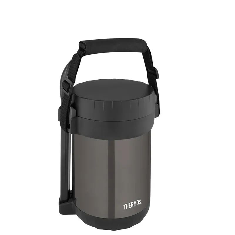 THERMOS - Termo de Comida Thermos Tres Divisiones Vianda 1.8 L Negro