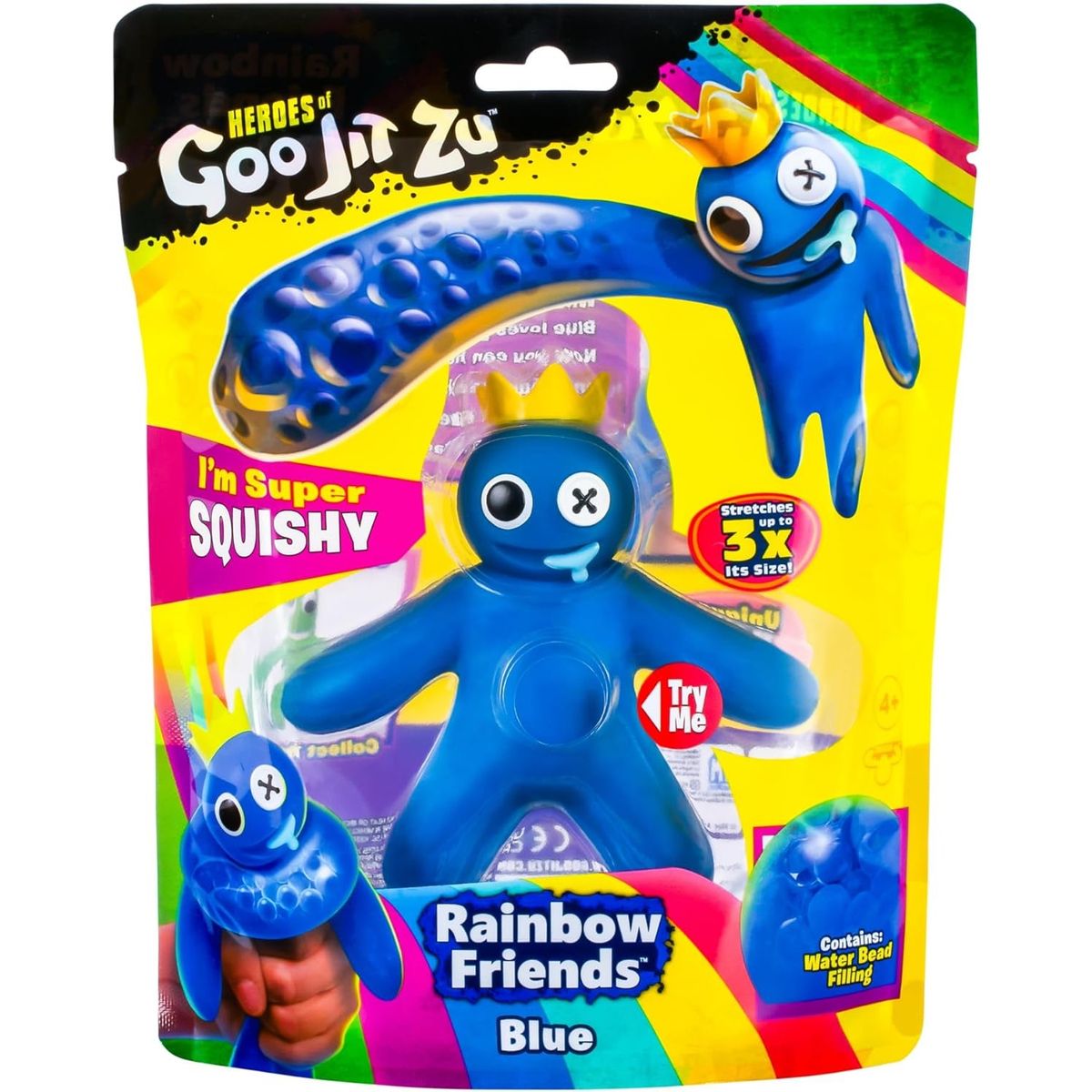 RAINBOW - Goo Jit Zu Estirable Elásticos Rainbow Friends Blue