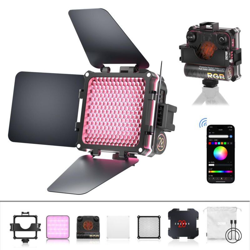 ZHIYUN - ZHIYUN - FIVERAY M20C COMBO - Luz Led de Estudio Fotografico y Video