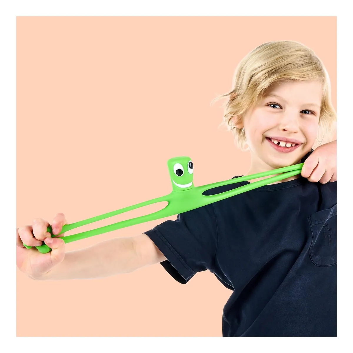 RAINBOW - Goo Jit Zu Estirable Elásticos Rainbow Friends Green