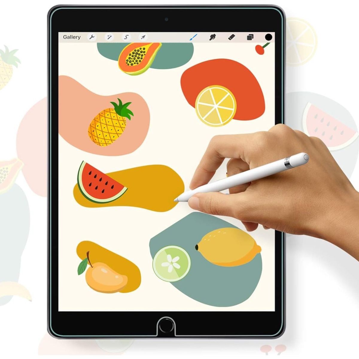 GENERICO - Mica vidrio para ipad 9, ipad 8, ipad 7 de 10.2 pulgadas 10,2