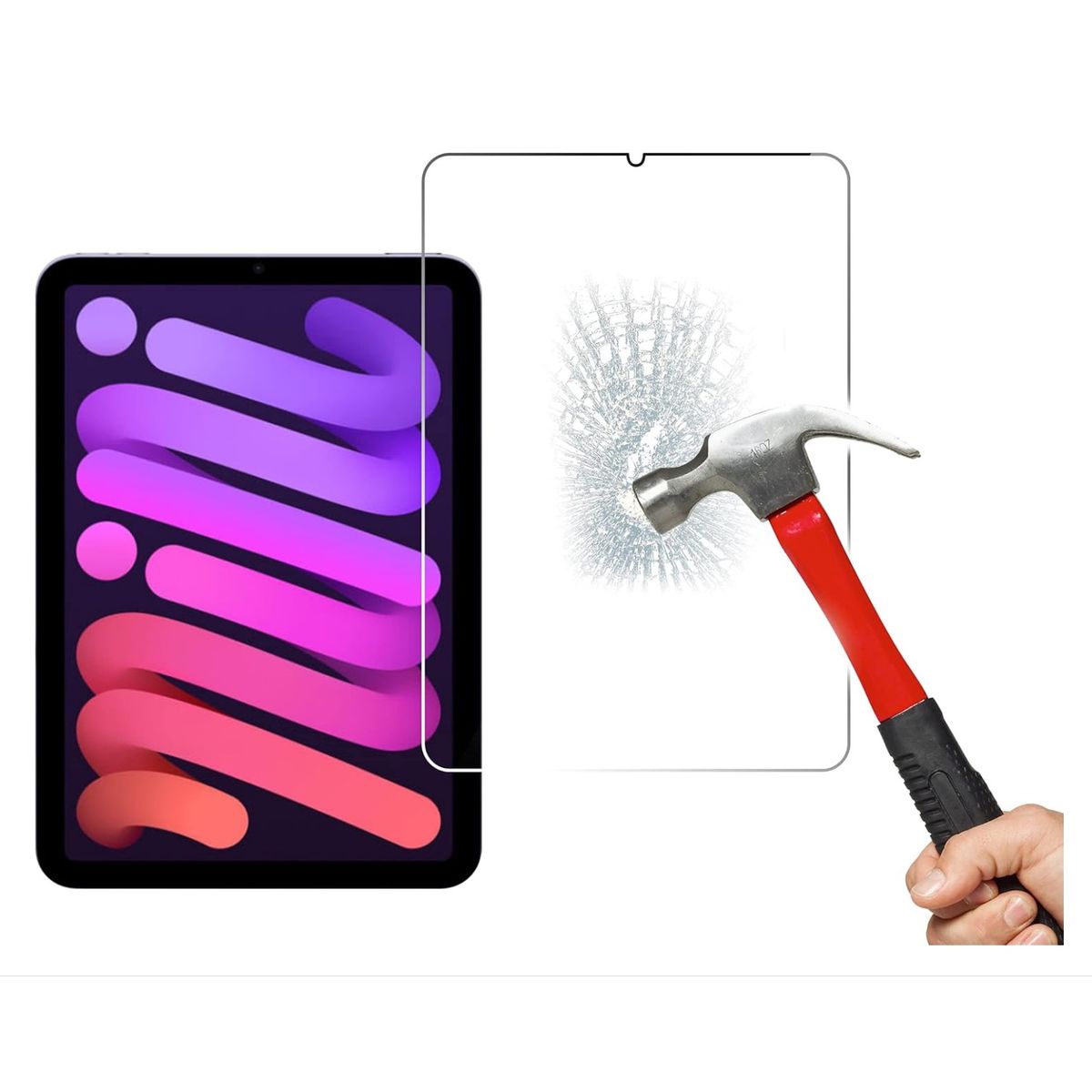 GENERICO - Mica vidrio para ipad mini 7, ipad mini 6 de 8.3 pulgadas 8,3