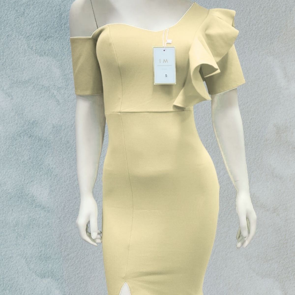 GENERICO - Vestido Casual Semilargo Moderno Leya Moda Mujer