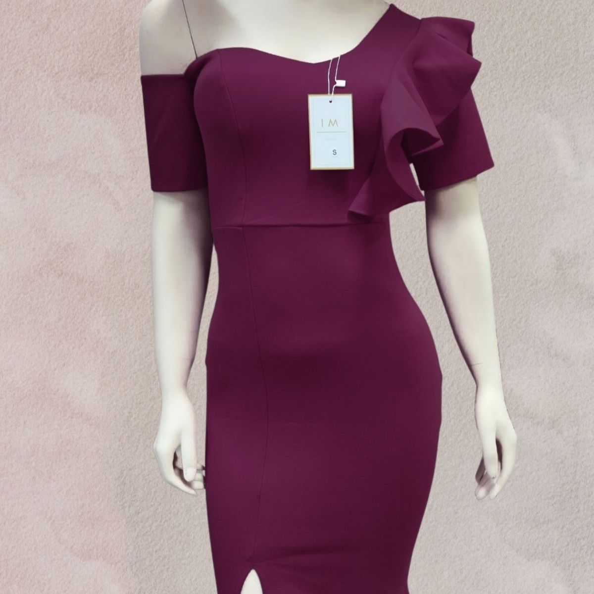 GENERICO - Vestido Casual Semilargo Moderno Leya Moda Mujer