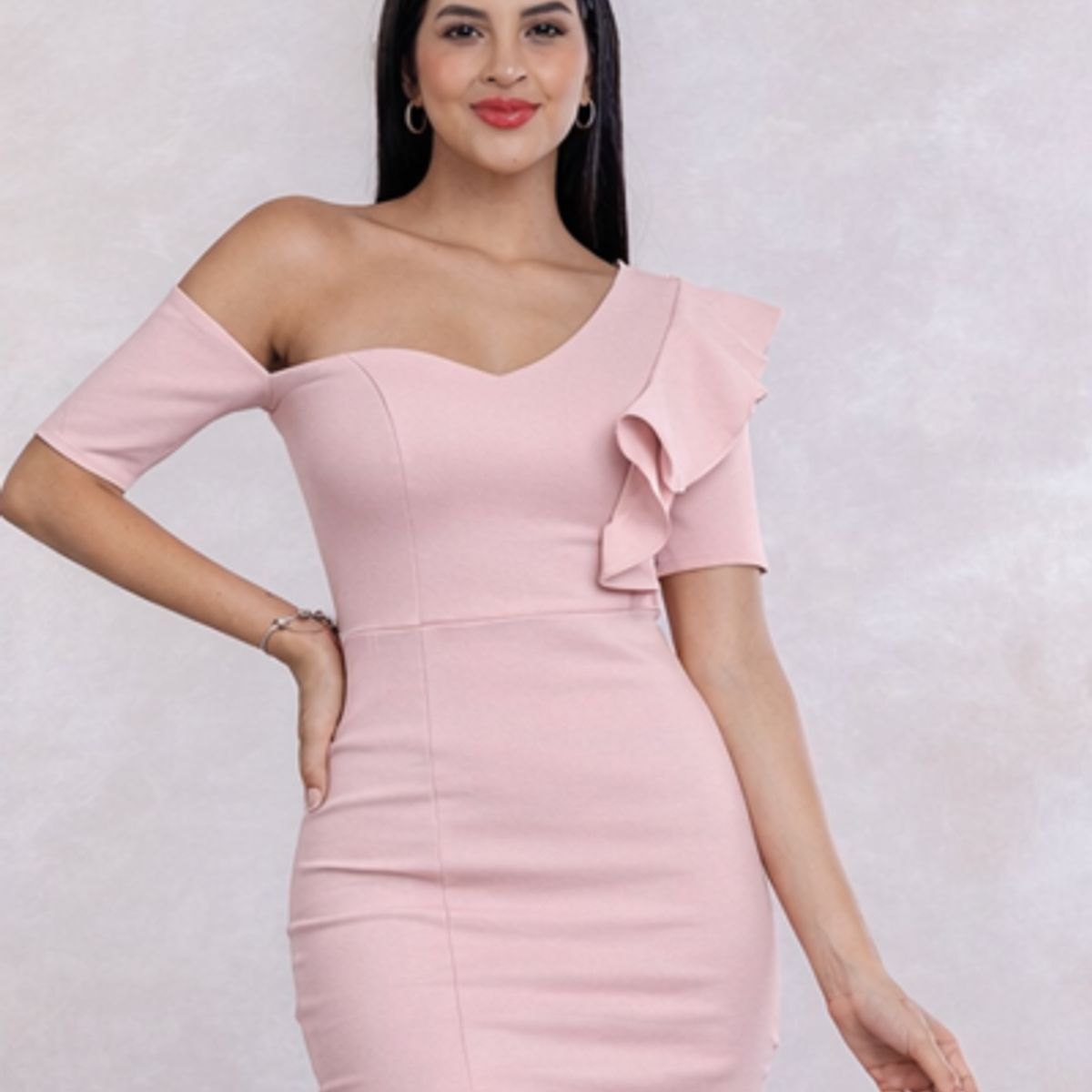 GENERICO - Vestido Casual Semilargo Moderno Leya Moda Mujer