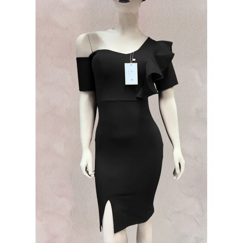 GENERICO - Vestido Casual Semilargo Moderno Leya Moda Mujer