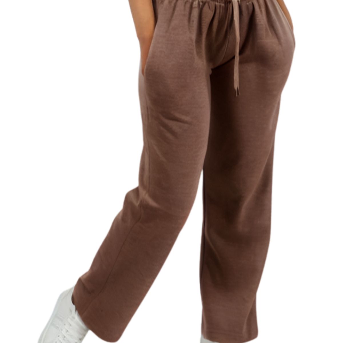 ENKI - Pantalón Palazzo Para Mujer Franela Comodidad y Estilo