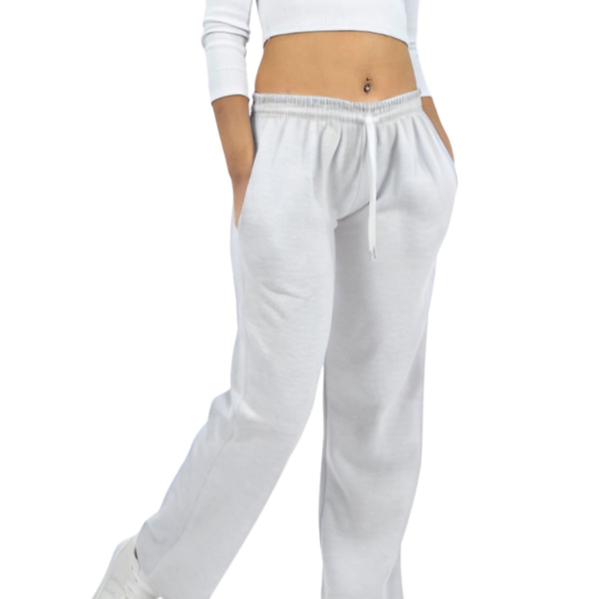 ENKI - Pantalón Palazzo Para Mujer Franela Comodidad y Estilo