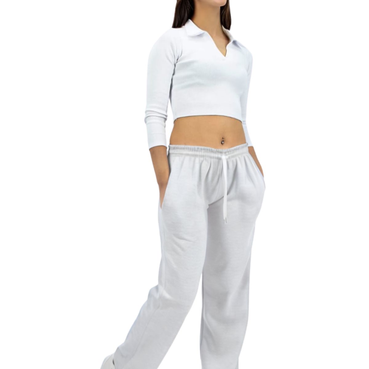 ENKI - Pantalón Palazzo Para Mujer Franela Comodidad y Estilo