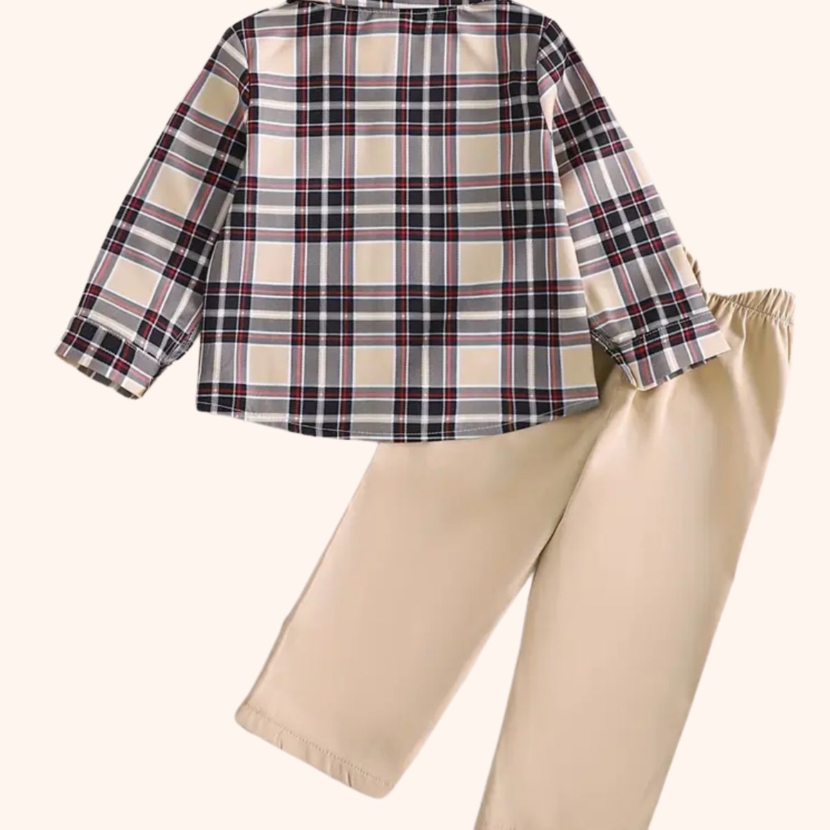 GENERICO - Conjunto leñador camisa y pantalón bebe niño