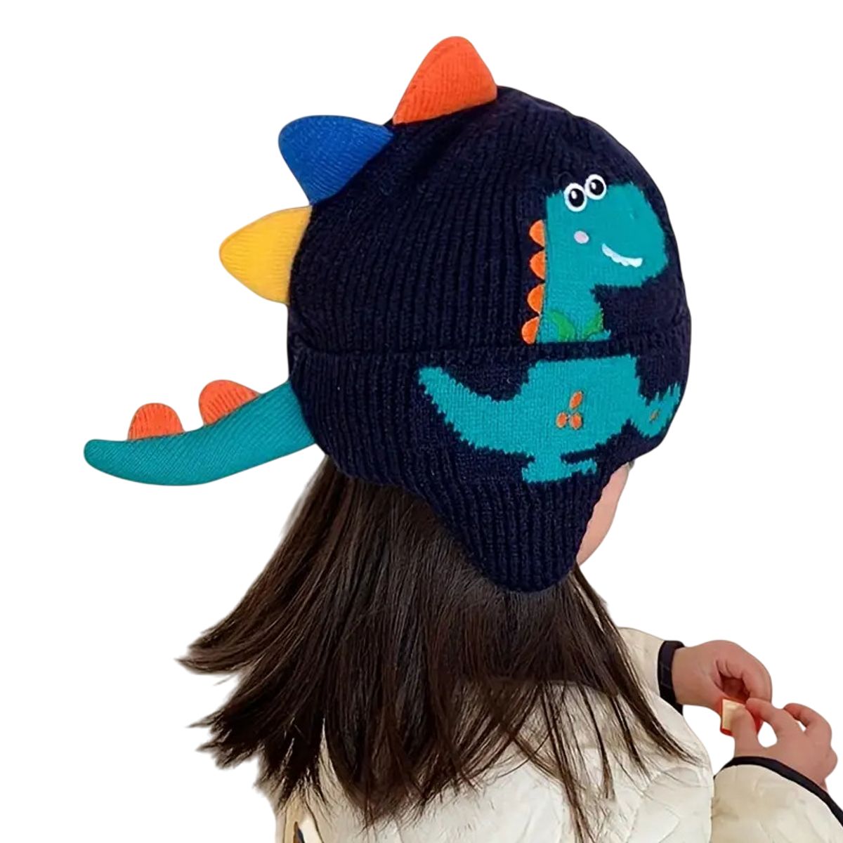 GENERICO - Gorro Dinosaurio Niños 2-8 años