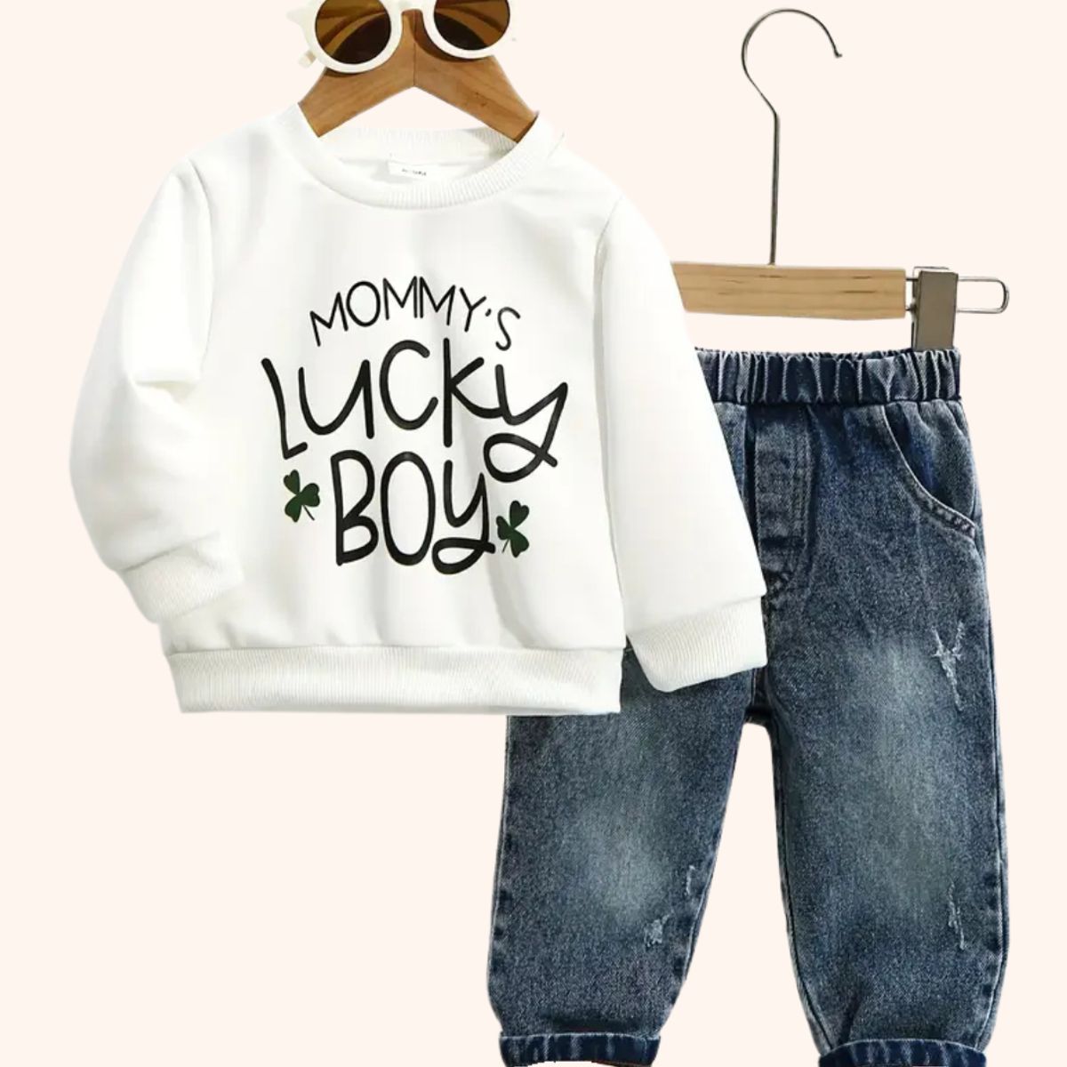 GENERICO - Conjunto jean bebé niño Lucky