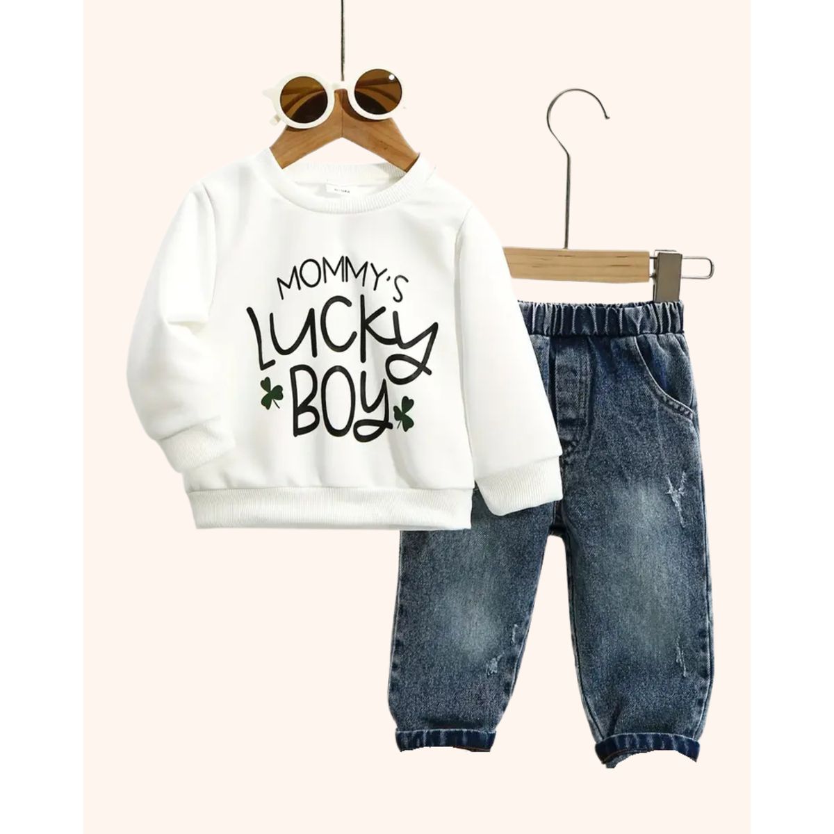 GENERICO - Conjunto jean bebé niño Lucky