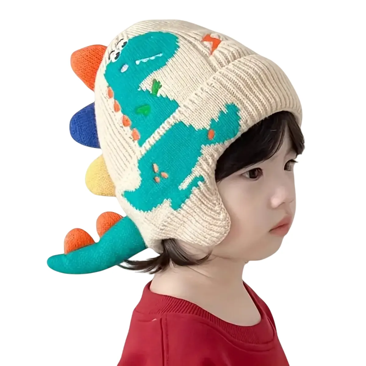 GENERICO - Gorro Dinosaurio Niños 2-8 años