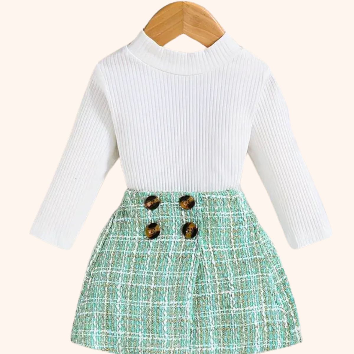 GENERICO - Adorable Conjunto de 3 Piezas para bebe niña