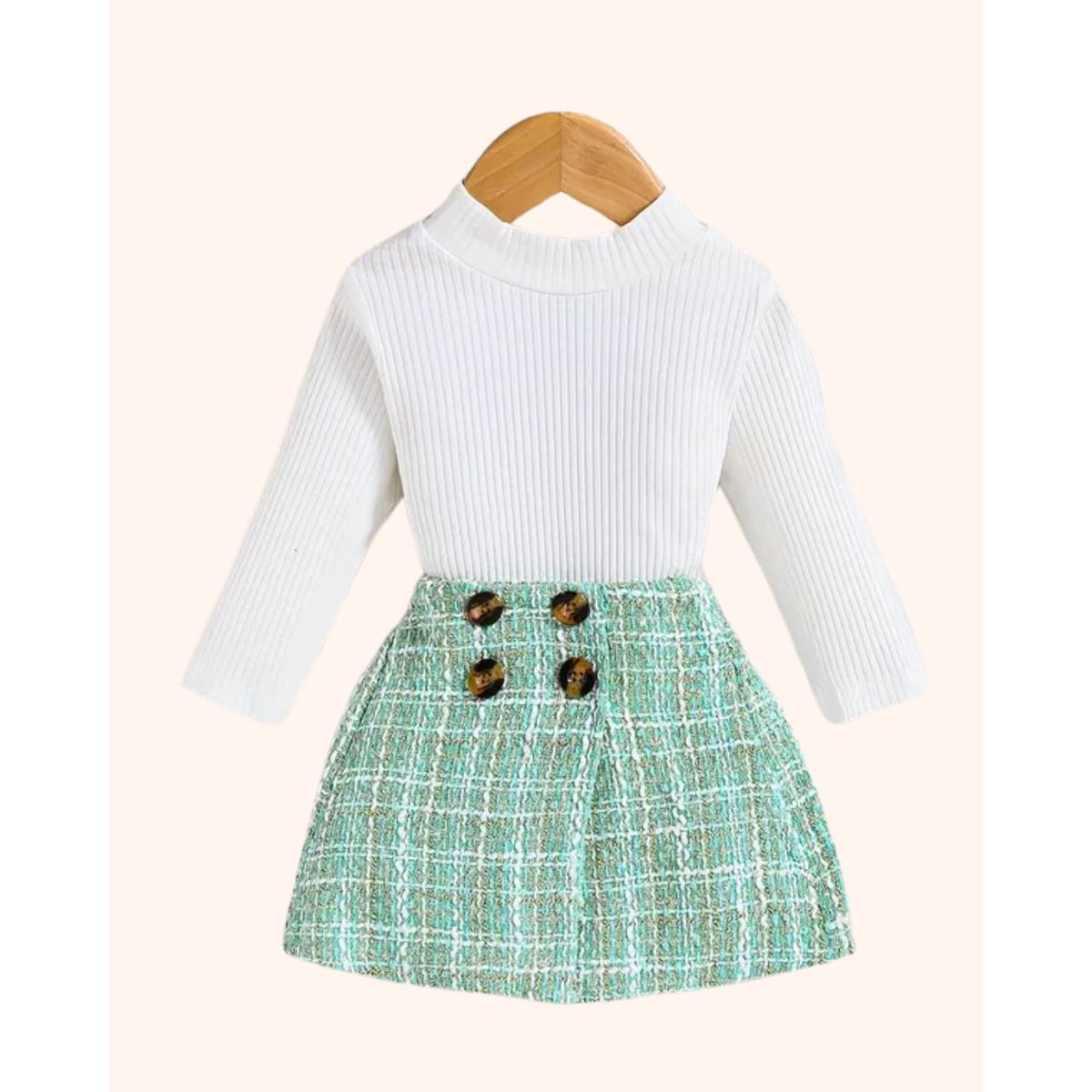 GENERICO - Adorable Conjunto de 3 Piezas para bebe niña