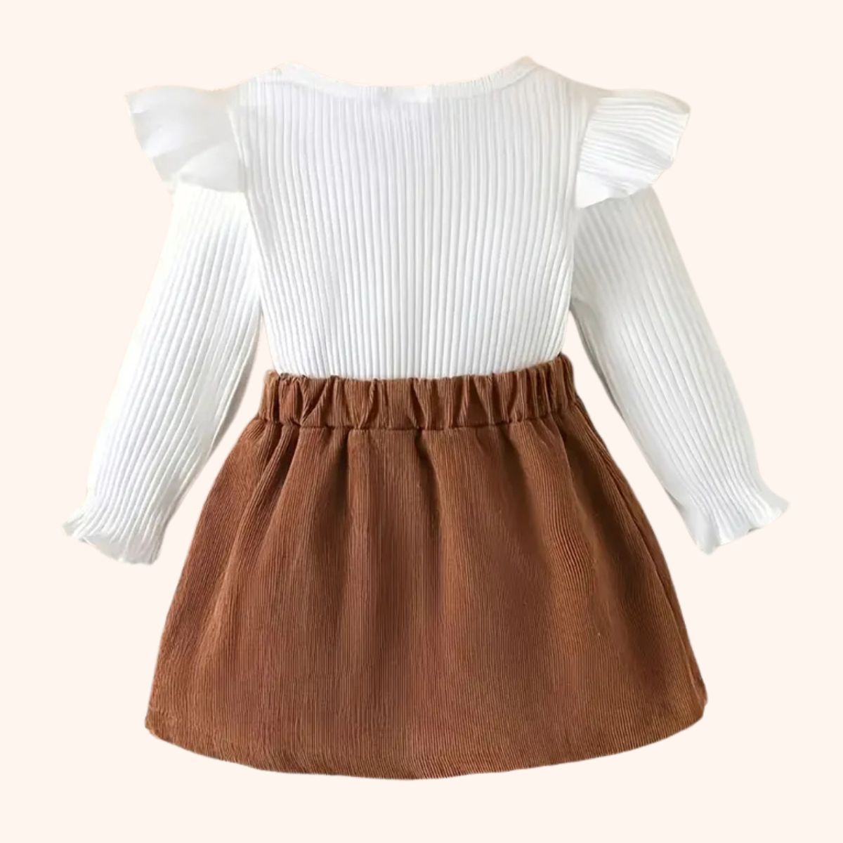 GENERICO - CONJUNTO 3 PIEZAS FALDA ELEGANTE BEBE NIÑA