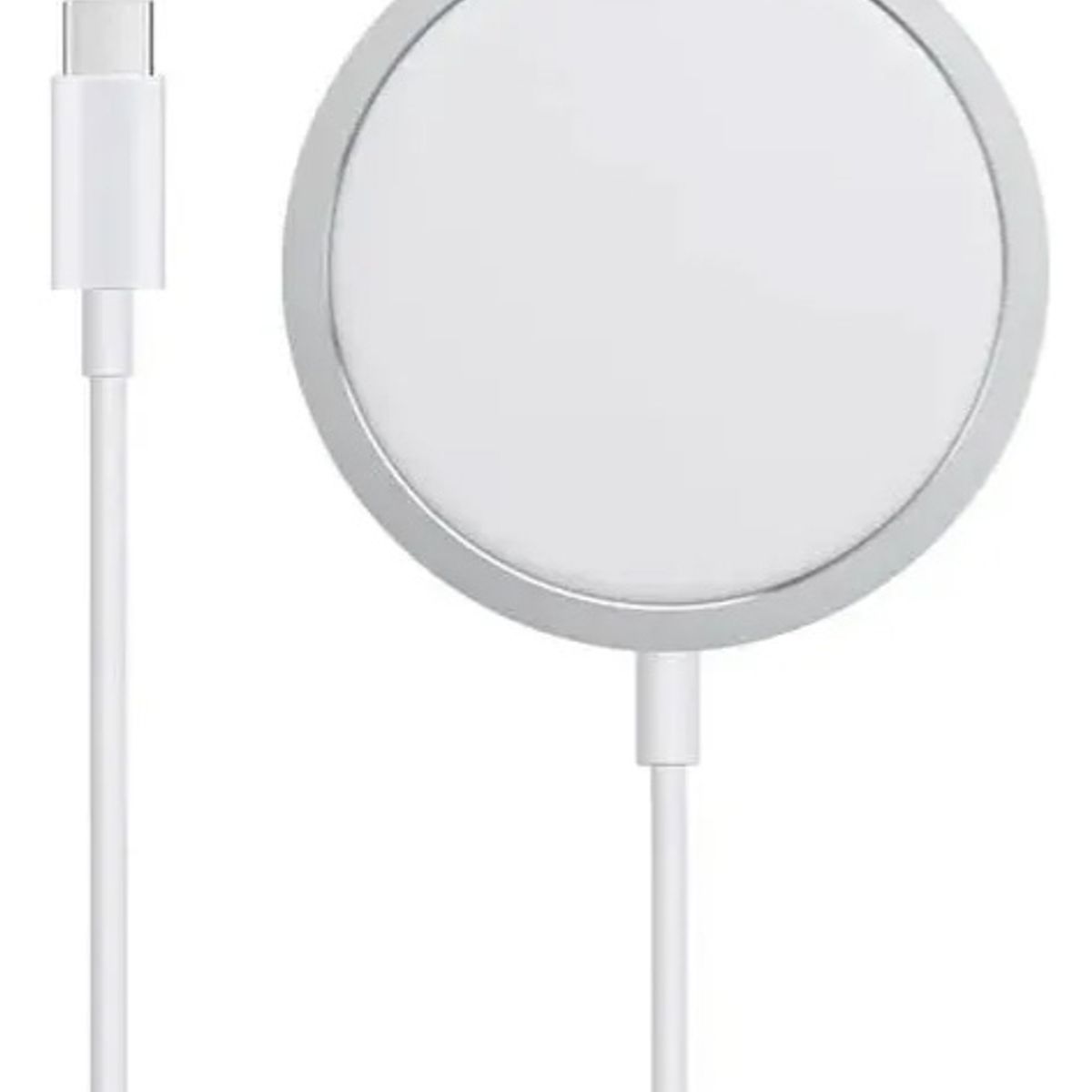 GENERICO - Cargador Inalambrico Carga Rapida 15w Compatible Con Magsafe Blanco