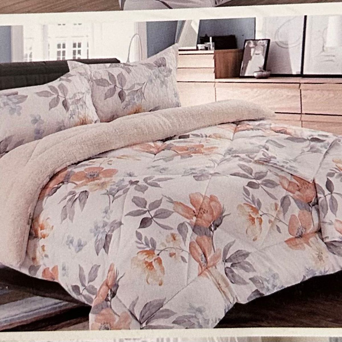 MINGDA - Set de Edredon 2 Pz c/ Carnero + Set Sabanas + Fundas 5 Piezas PREMIUN