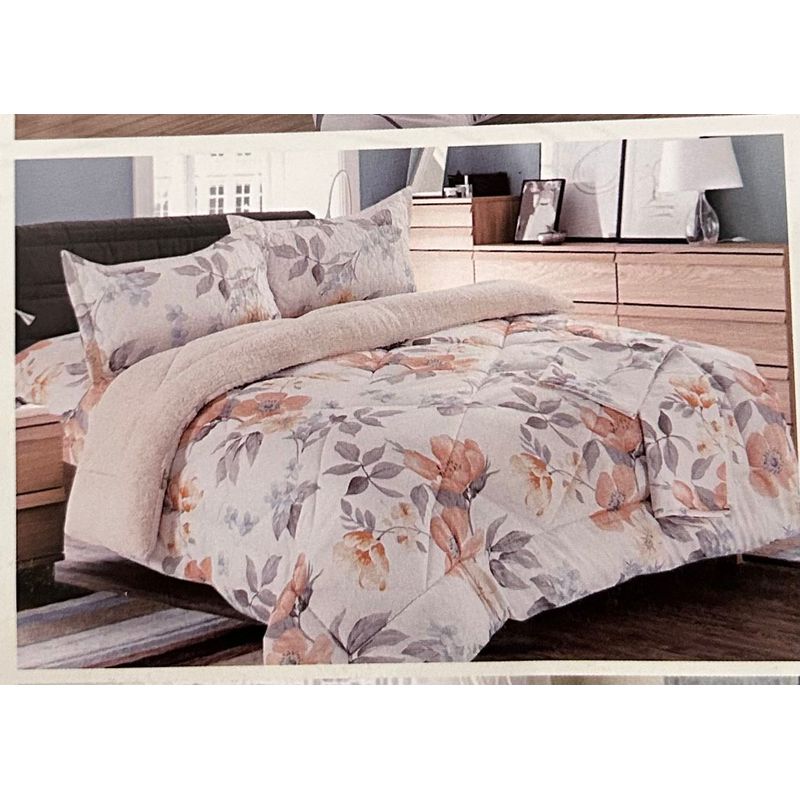 MINGDA - Set de Edredon 2 Pz c/ Carnero + Set Sabanas + Fundas 5 Piezas PREMIUN