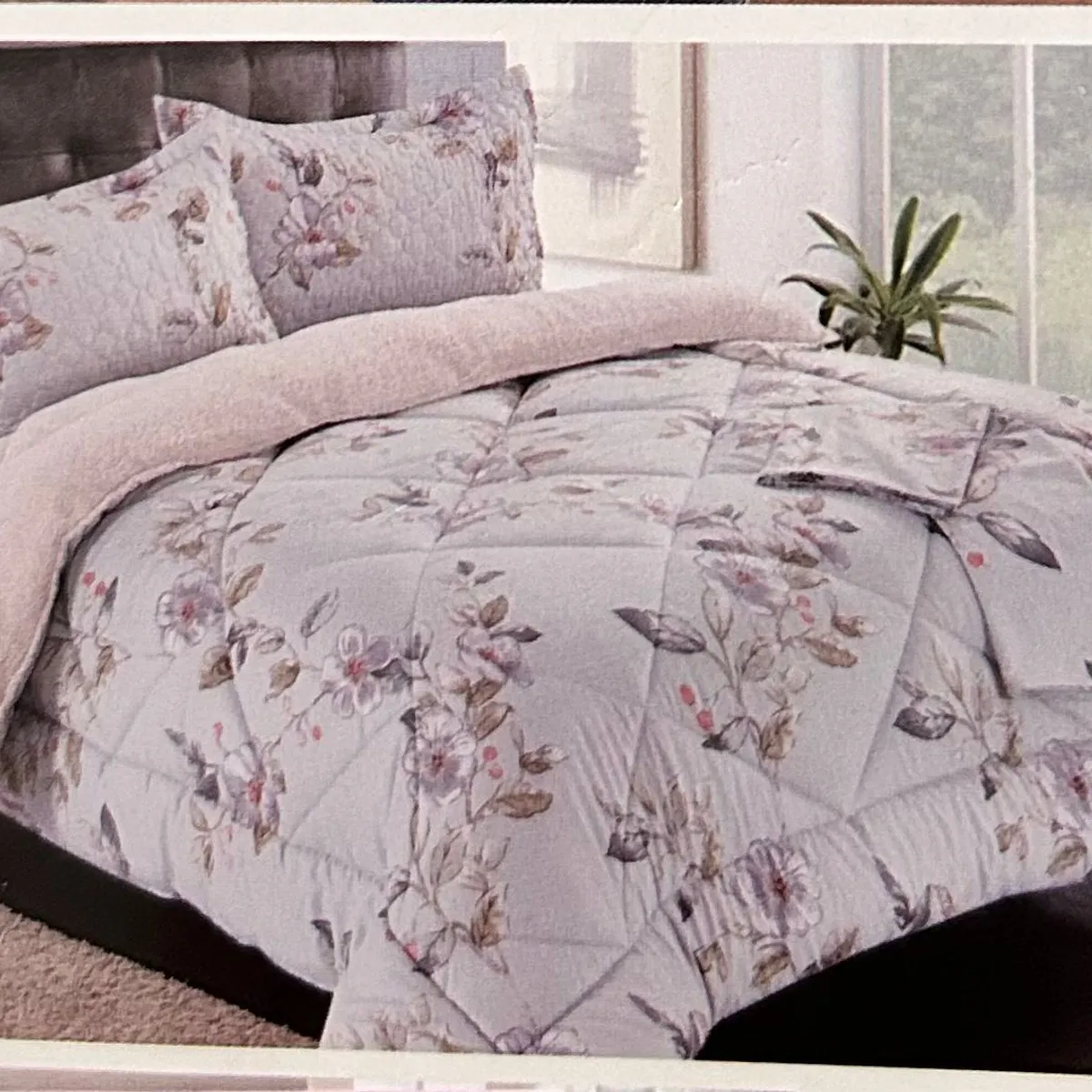 MINGDA - Set de Edredon 2 Pz c/ Carnero + Set Sabanas + Fundas 5 Piezas PREMIUN