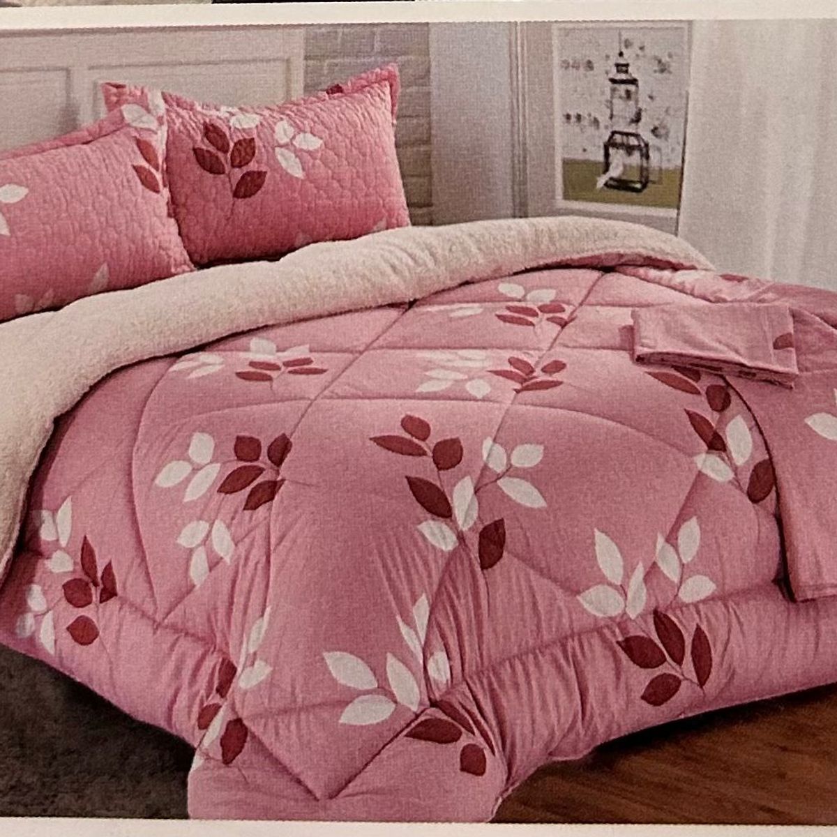 MINGDA - Set de Edredon 2 Pz c/ Carnero + Set Sabanas + Fundas 5 Piezas PREMIUN