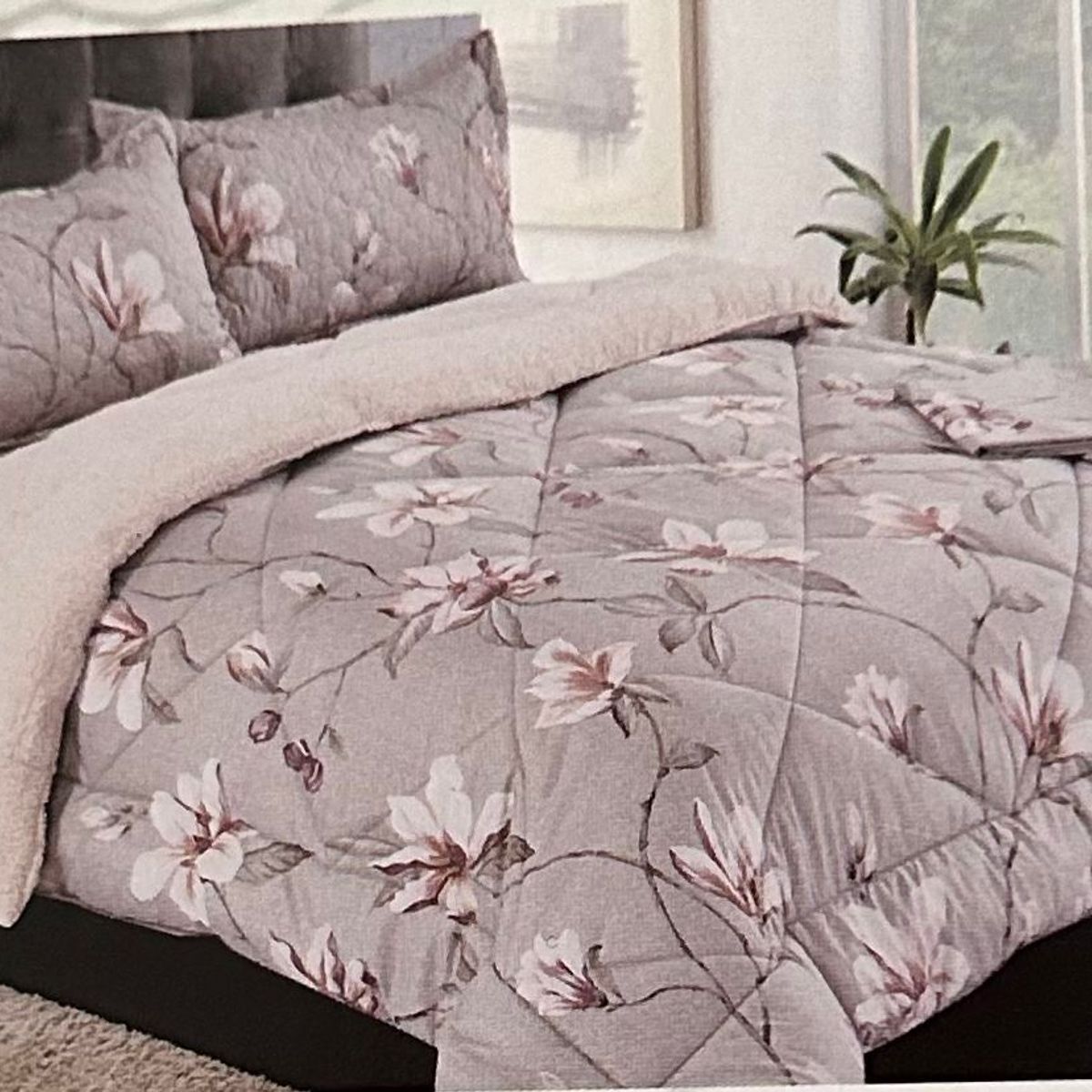 MINGDA - Set de Edredon 2 Pz c/ Carnero + Set Sabanas + Fundas 5 Piezas PREMIUN