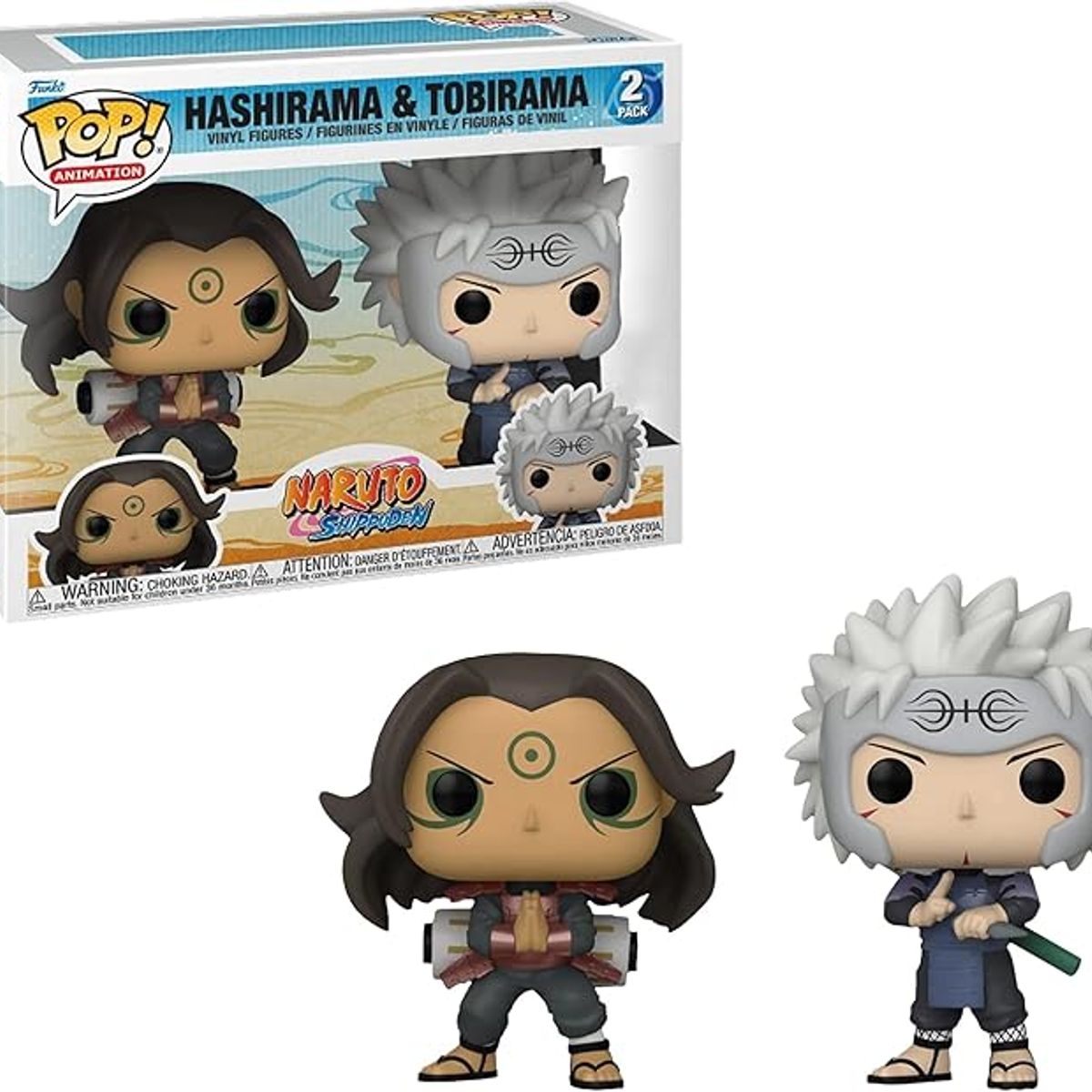 FUNKO - Pop Naruto Shippuden Hashirama y Tobirama 2 Pack
