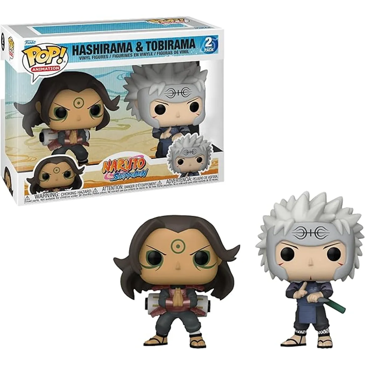 FUNKO - Pop Naruto Shippuden Hashirama y Tobirama 2 Pack