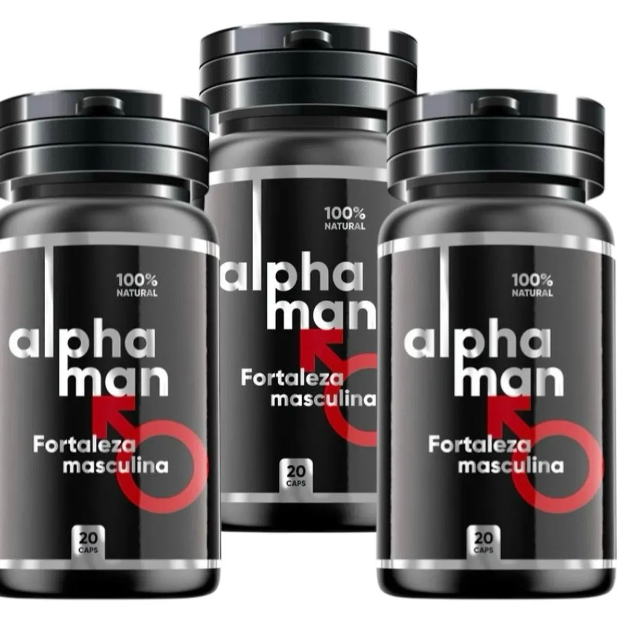 GENERICO - ALPHAMAN SUPLEMENTO NUTRICIONAL -  PACK X3