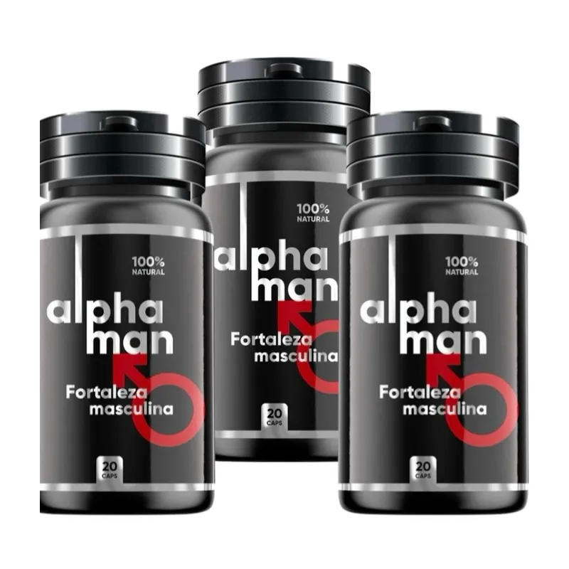 GENERICO - ALPHAMAN SUPLEMENTO NUTRICIONAL -  PACK X3
