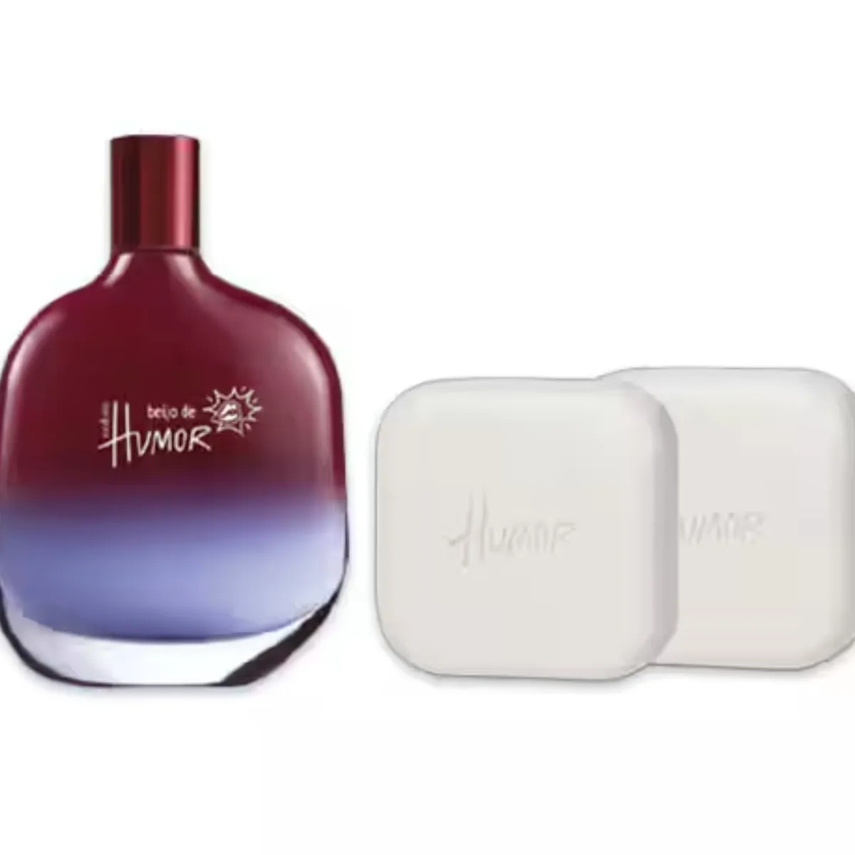 NATURA - Perfume de Hombre beijo de humor + jabones Natura kaiak