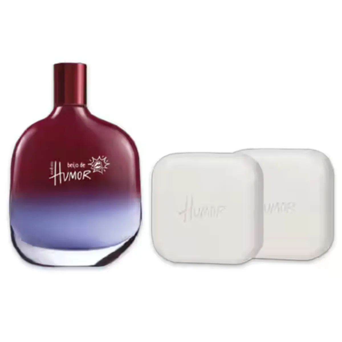NATURA - Perfume de Hombre beijo de humor + jabones Natura kaiak