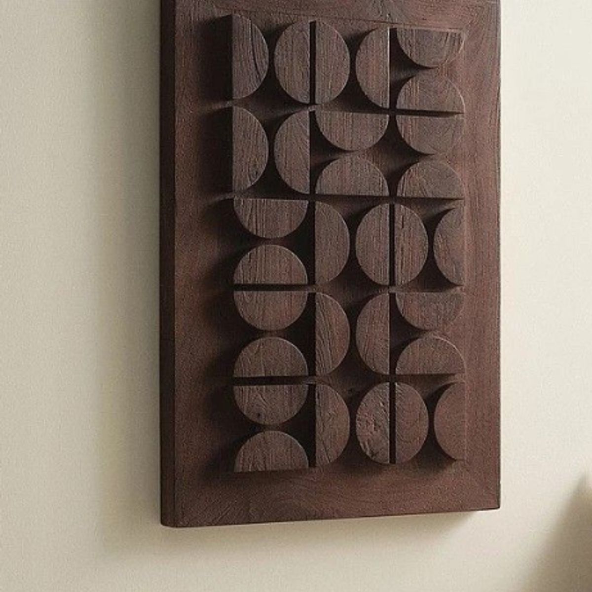 BOSQUE INVERNAL DECORACION ECO ALTERNATIVA - Cuadro geométrico en madera CARDIFF