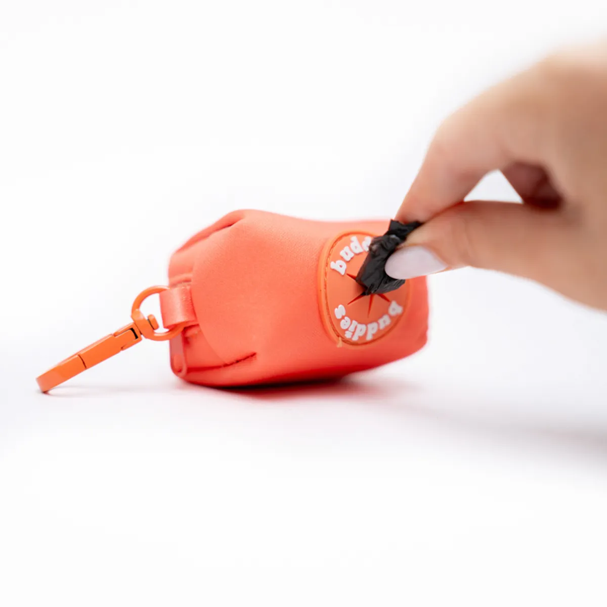 BUDDIES - Dispensador de bolsa para desechos mascotas Naranja