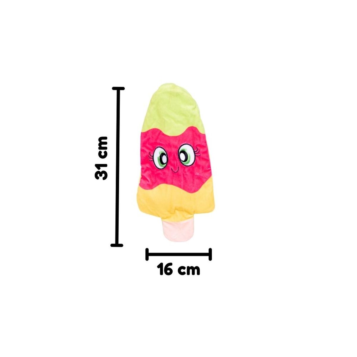 GENERICO - Peluche De Verano Con Sonido De Bolsa - Helado