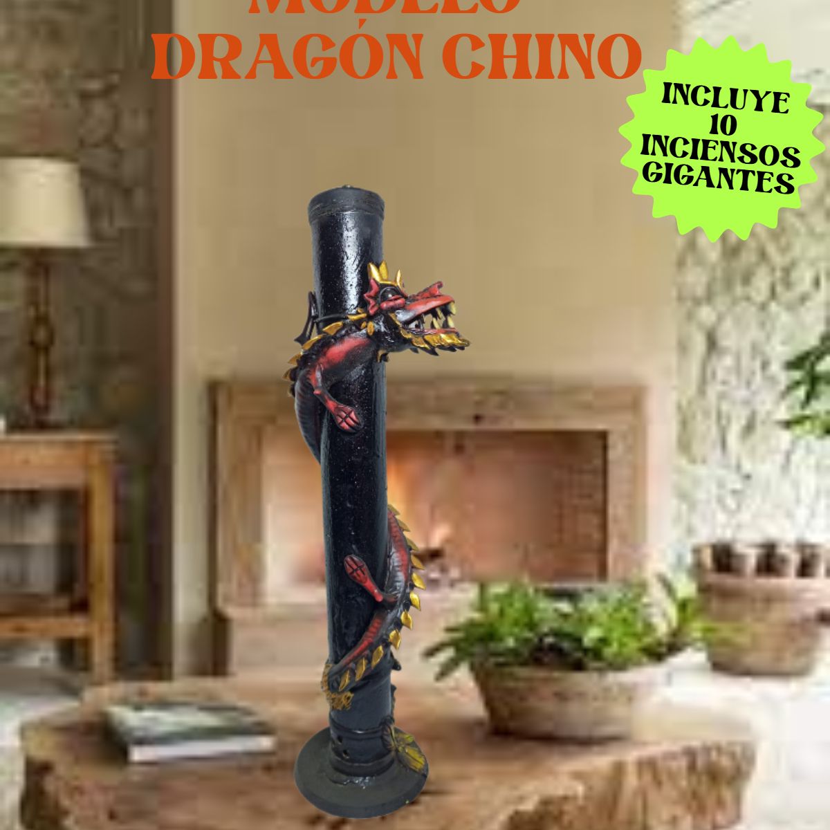 GENERICO - HUMIFICADOR DIFUSOR AROMAS QUEMADOR INCIENSO ADORNO + 10 INCIENSOS