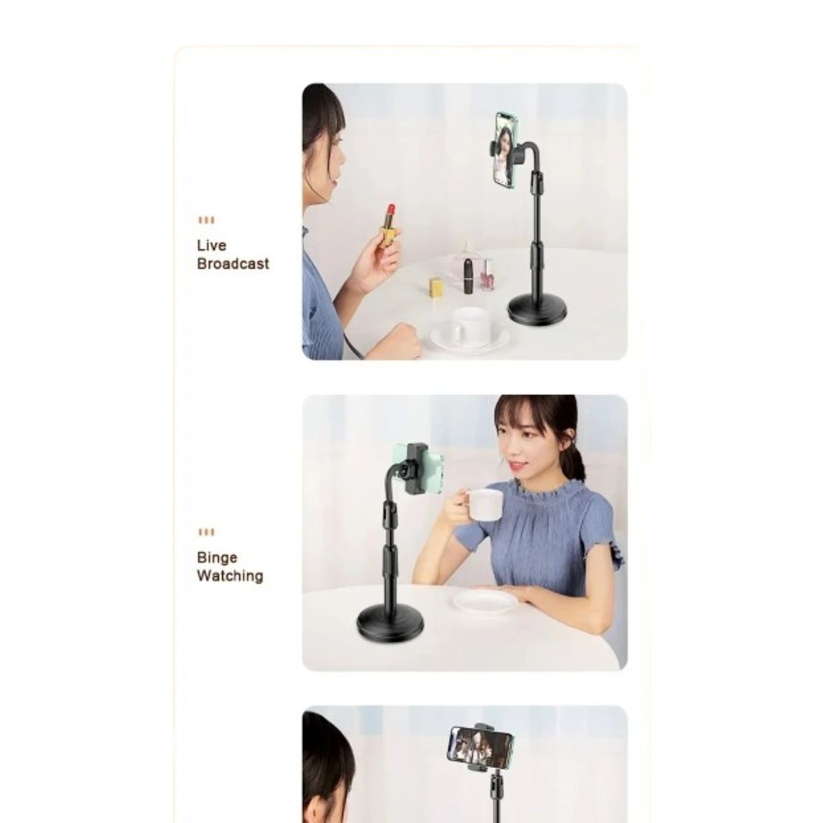 GENERICO - Soporte para celular antideslizante fuerte