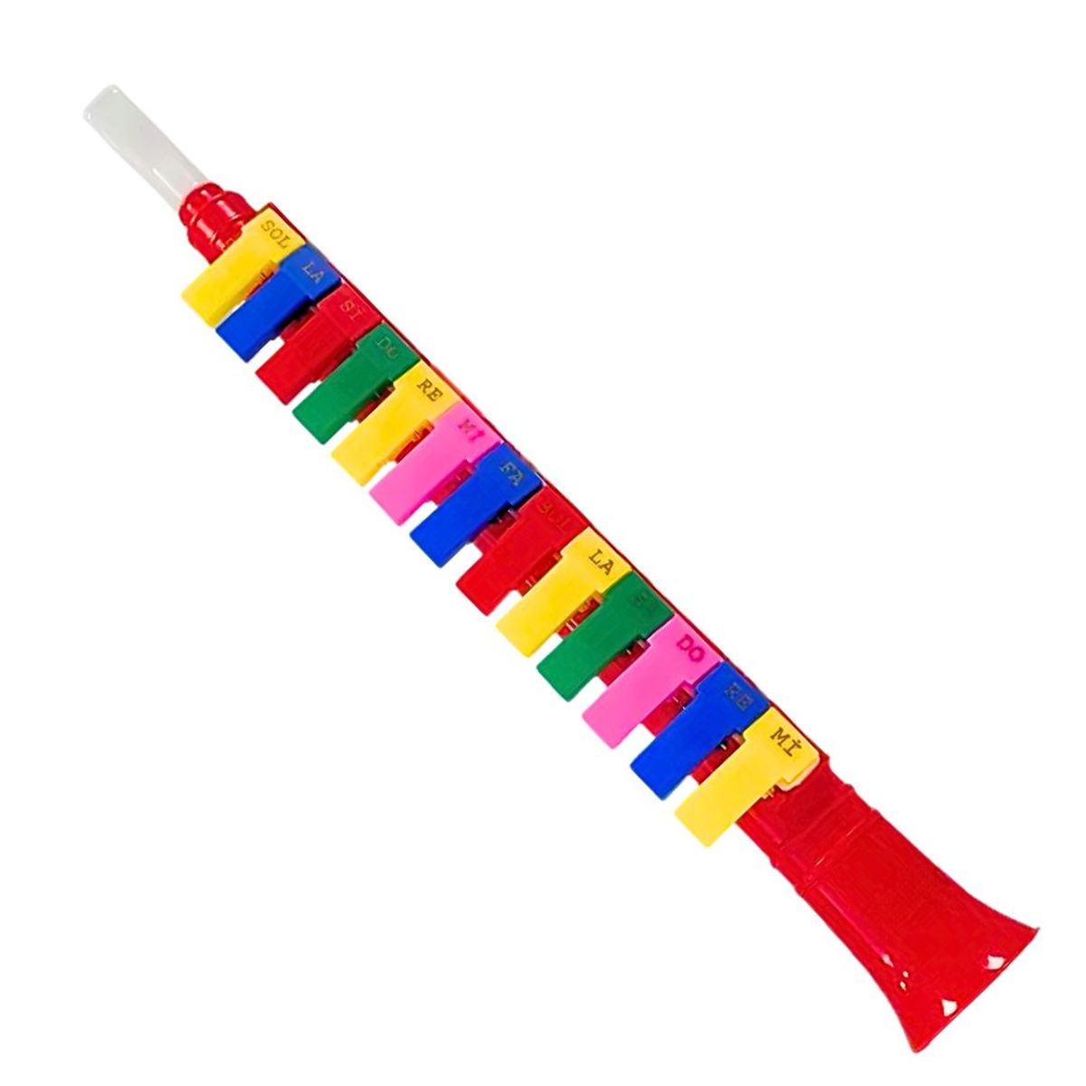 GENERICO - Piano Flauta Melódica 13 Notas Rojo