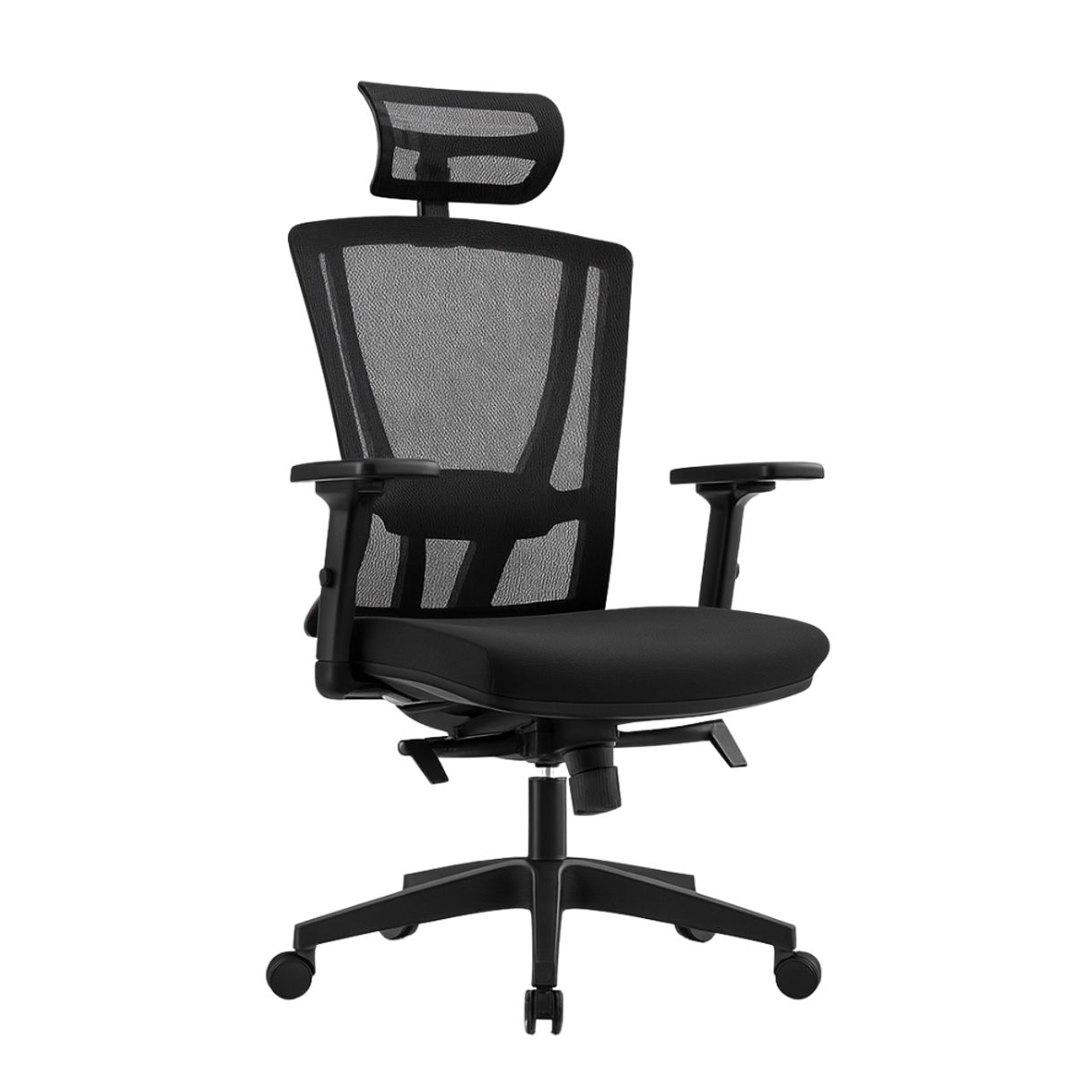 GENERICO - SILLA DE OFICINA PRESIDENCIAL ERGONÓMICA - WINNER NEGRO