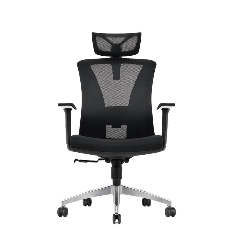 GENERICO - SILLA DE OFICINA PRESIDENCIAL ERGONÓMICA - VERSALLES NEGRO