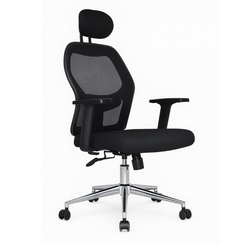 GENERICO - SILLA DE OFICINA PRESIDENCIAL ERGONÓMICA - DAKOTAII NEGRO
