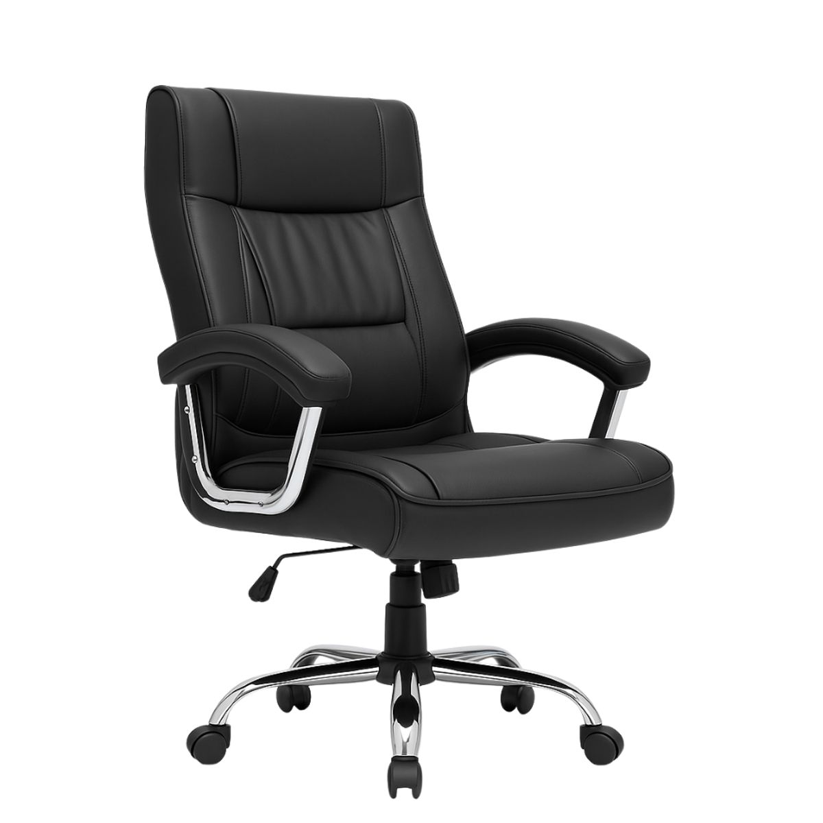 GENERICO - SILLA DE OFICINA PRESIDENCIAL ERGONÓMICA - BOREAL NEGRO