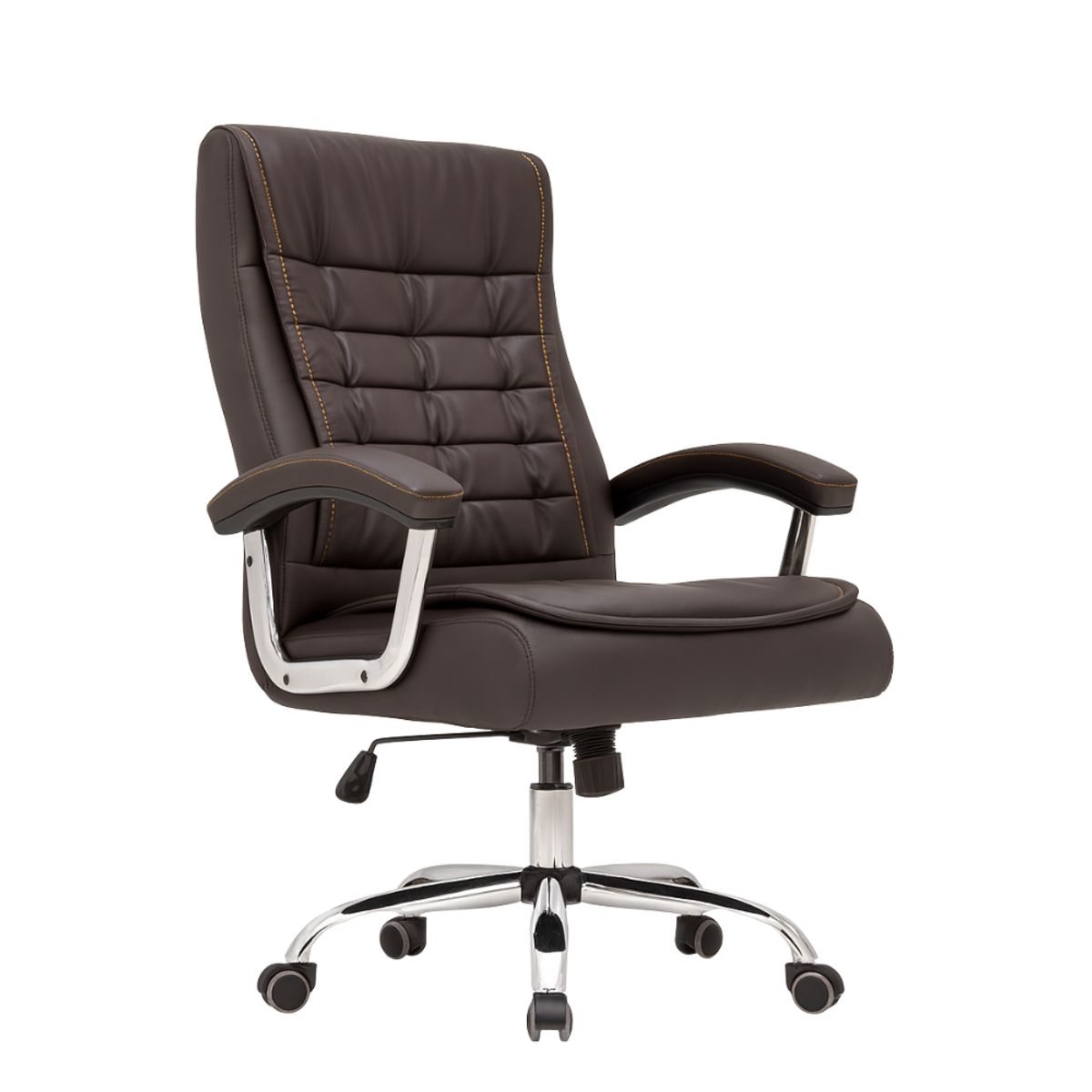 GENERICO - SILLA DE OFICINA PRESIDENCIAL ERGONÓMICA - SHINY MARRÓN