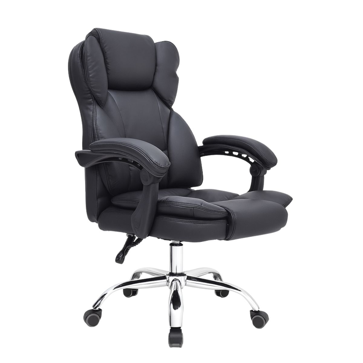 GENERICO - SILLA DE OFICINA PRESIDENCIAL ERGONÓMICA - BROTSRP NEGRO