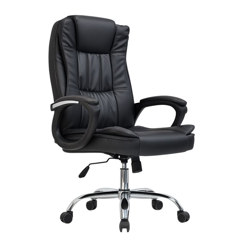 GENERICO - SILLA DE OFICINA PRESIDENCIAL ERGONÓMICA - KICKS NEGRO