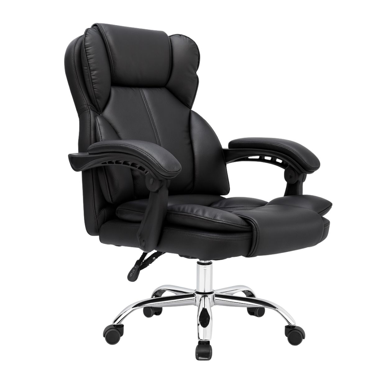 GENERICO - SILLA DE OFICINA PRESIDENCIAL ERGONÓMICA - DELTASRP NEGRO