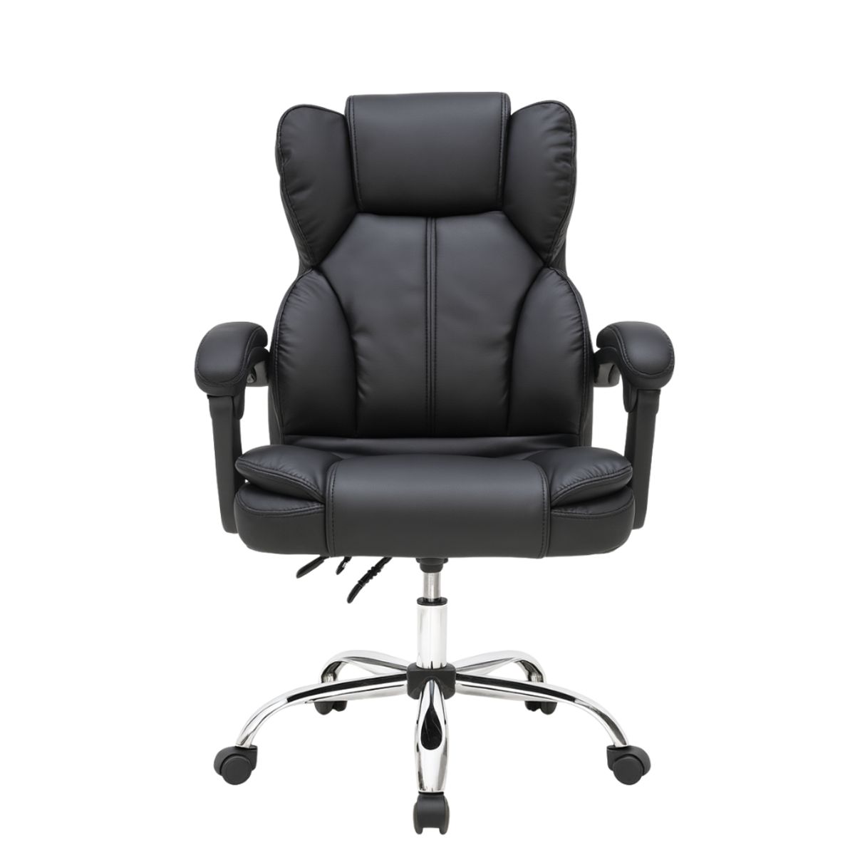 GENERICO - SILLA DE OFICINA PRESIDENCIAL ERGONÓMICA - DELTASRP NEGRO