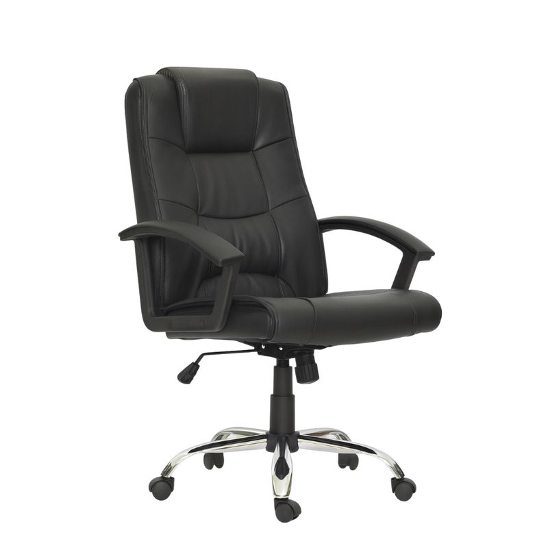 GENERICO - SILLA DE OFICINA PRESIDENCIAL ERGONÓMICA - BASIC NEGRO